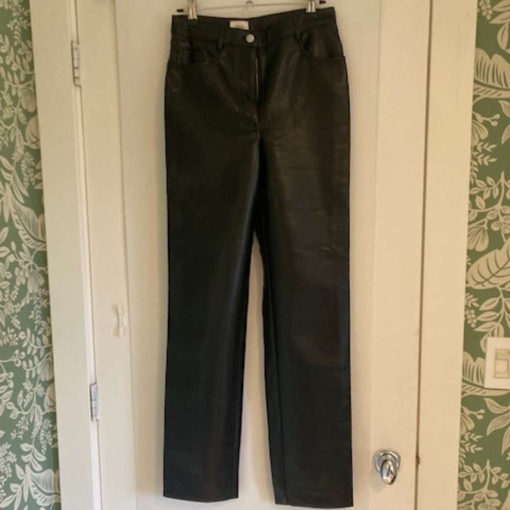 Wilfred/Aritzia vegan leather pants